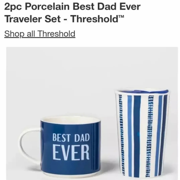 BEST DAD EVER 2 PACK PORCELAIN MUGS